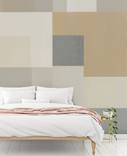 customizable neutral abstract wall mural called Agnes Plane from the Sir Edward x Grigory Gladarev collection
