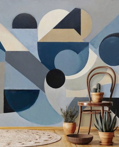 murale geometrico astratto personalizzato chiamato Avant Pulse di Sir Edward murale geometrico astratto personalizzato chiamato Avant Pulse di Sir Edward