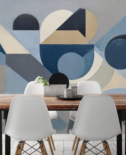 custom abstract geometric wall mural called Avant Pulse from Sir Edward custom abstract geometric wall mural called Avant Pulse from Sir Edward