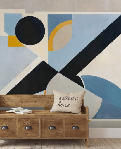 customisable geometric wall mural called Avant Signal from Sir Edward
