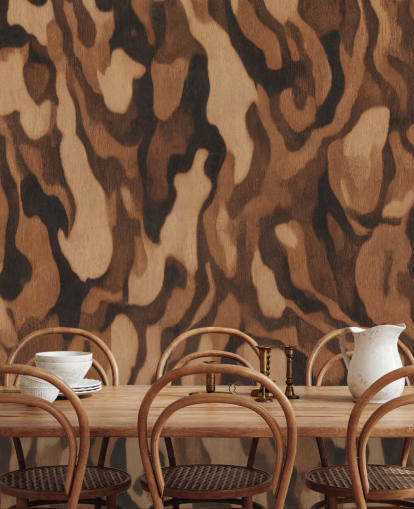 personalisierbares Wandbild mit Holzeffekt namens Ettore Grain von Sir Edward für Esszimmer und Wohnzimmer personalisierbares Wandbild mit Holzeffekt namens Ettore Grain von Sir Edward für Esszimmer und Wohnzimmer