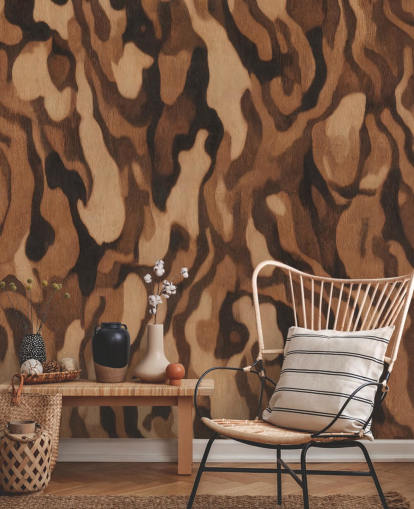 mural personalizable con efecto madera llamado Ettore Grain de Sir Edward para comedores y salas de estar mural personalizable con efecto madera llamado Ettore Grain de Sir Edward para comedores y salas de estar