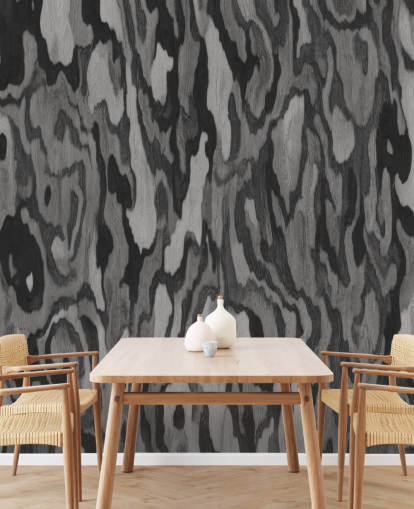 mural de madera gris personalizable llamado Ettore Root de Sir Edward mural de madera gris personalizable llamado Ettore Root de Sir Edward