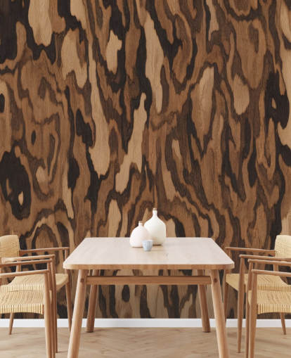 brown customizable wood effect mural called Ettore Walnut from Sir Edward brown customizable wood effect mural called Ettore Walnut from Sir Edward