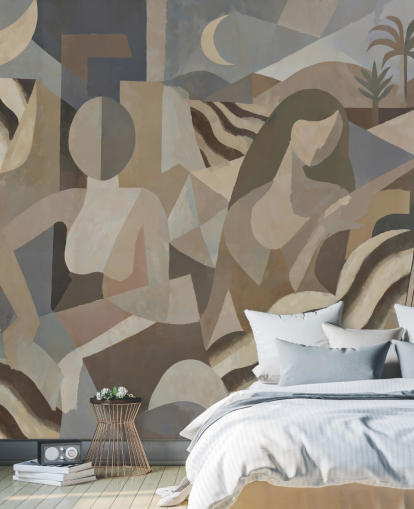 custom abstract mural called Lunar Drift by Sir Edward for feature walls and dining rooms custom abstract mural called Lunar Drift by Sir Edward for feature walls and dining rooms
