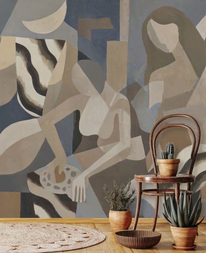 customisable modern mural called Lunar Smoke from Sir Edward customisable modern mural called Lunar Smoke from Sir Edward