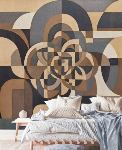 personalisierbares Wandbild mit abstrakten Formen namens Silent Passage aus der Sir Edward x Grigory Gladarev Kollektion personalisierbares Wandbild mit abstrakten Formen namens Silent Passage aus der Sir Edward x Grigory Gladarev Kollektion