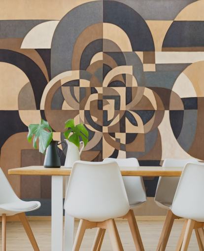 customisable abstract shapes mural called Silent Passage from the Sir Edward x Grigory Gladarev collection customisable abstract shapes mural called Silent Passage from the Sir Edward x Grigory Gladarev collection