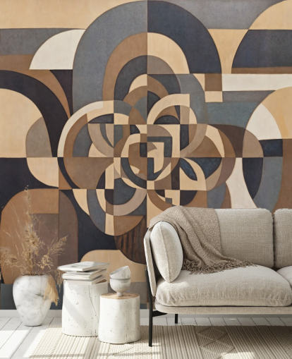 customisable abstract shapes mural called Silent Passage from the Sir Edward x Grigory Gladarev collection customisable abstract shapes mural called Silent Passage from the Sir Edward x Grigory Gladarev collection