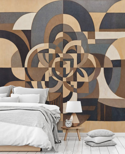 mural personalizable de formas abstractas llamado Silent Passage de la colección Sir Edward x Grigory Gladarev mural personalizable de formas abstractas llamado Silent Passage de la colección Sir Edward x Grigory Gladarev