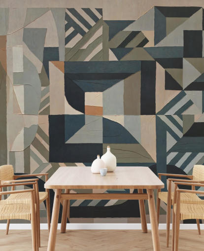 custom maximalist mural called Silent Planes from the Sir Edward x Grigory Gladarev collection