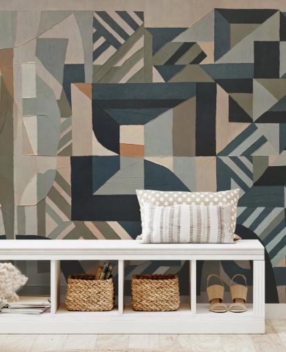 custom maximalist mural called Silent Planes from the Sir Edward x Grigory Gladarev collection