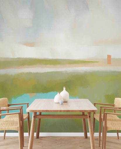customizable abstract landscape mural called Velvet Dawn for bedrooms and living rooms customizable abstract landscape mural called Velvet Dawn for bedrooms and living rooms