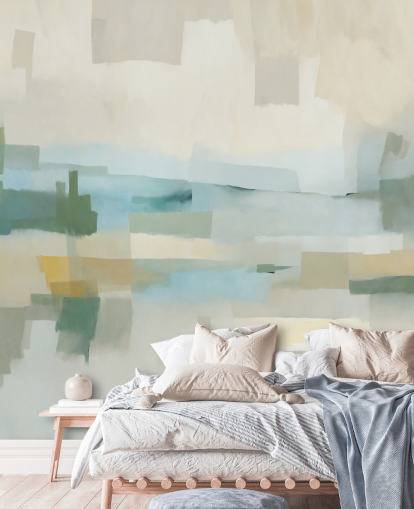 mural abstrato neutro personalizado chamado Velvet Dusk de Sir Edward para quartos e salas de estar mural abstrato neutro personalizado chamado Velvet Dusk de Sir Edward para quartos e salas de estar