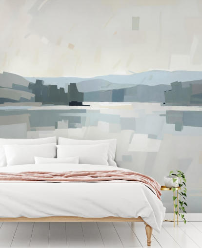 custom grey abstract mural called Velvet Glow from Sir Edward for modern interiors custom grey abstract mural called Velvet Glow from Sir Edward for modern interiors