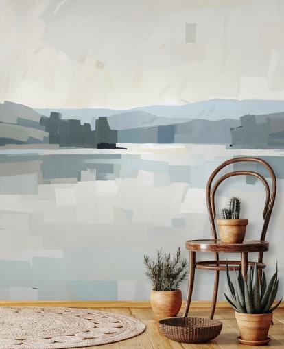 tilpasset grått abstrakt veggmaleri kalt Velvet Glow fra Sir Edward for moderne interiør tilpasset grått abstrakt veggmaleri kalt Velvet Glow fra Sir Edward for moderne interiør