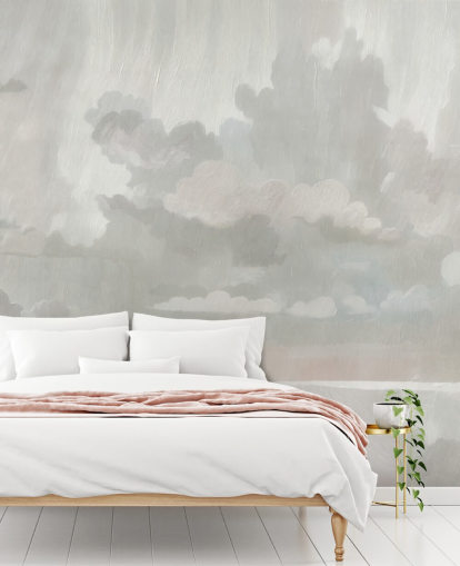grey abstract cloud mural called Velvet Smoke from Sir Edward for home offices grey abstract cloud mural called Velvet Smoke from Sir Edward for home offices