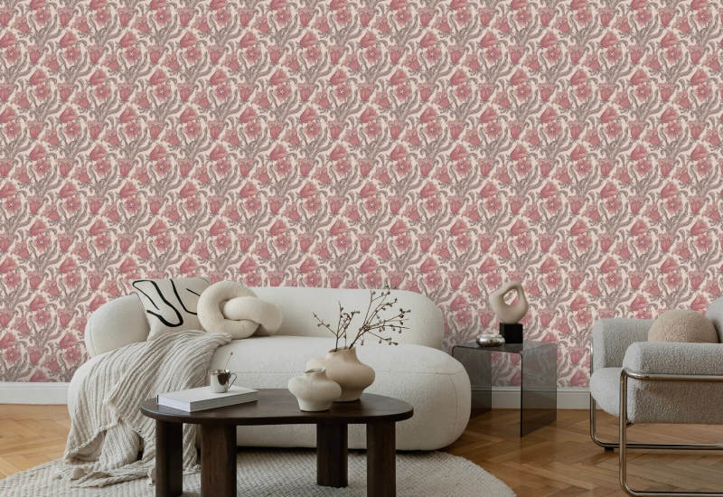 Chalé Bellflower Papel de parede floral