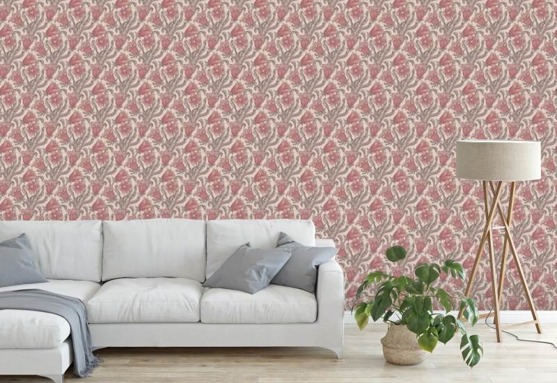 Bellflower Cottage Floral Wallpaper