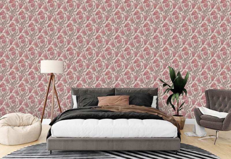 Bellflower Cottage Floral Wallpaper