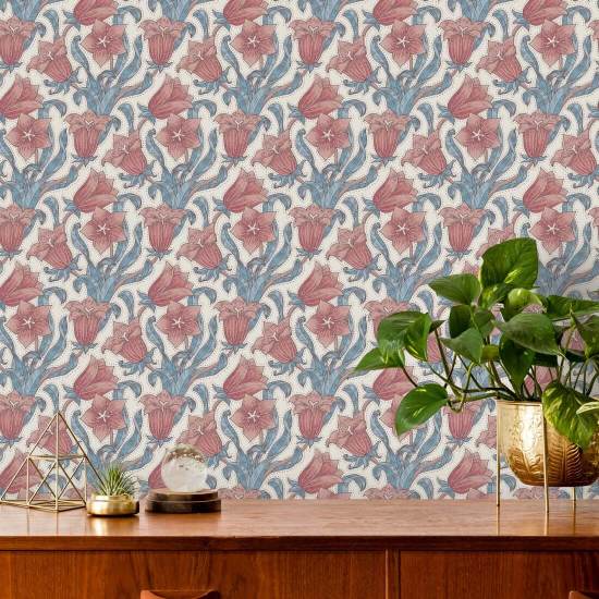Herencia de campanillas Papel pintado floral