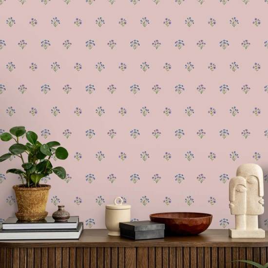Bonny Flowers Blossom Floral Wallpaper