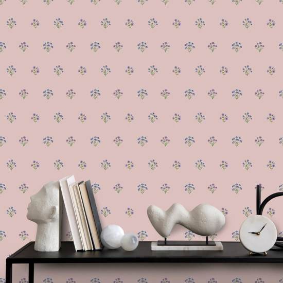 Bonny Flowers Blossom Floral Wallpaper