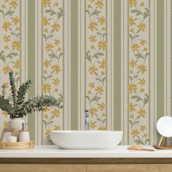 Kornblomst Stripe Vår Blomsterbakgrunn