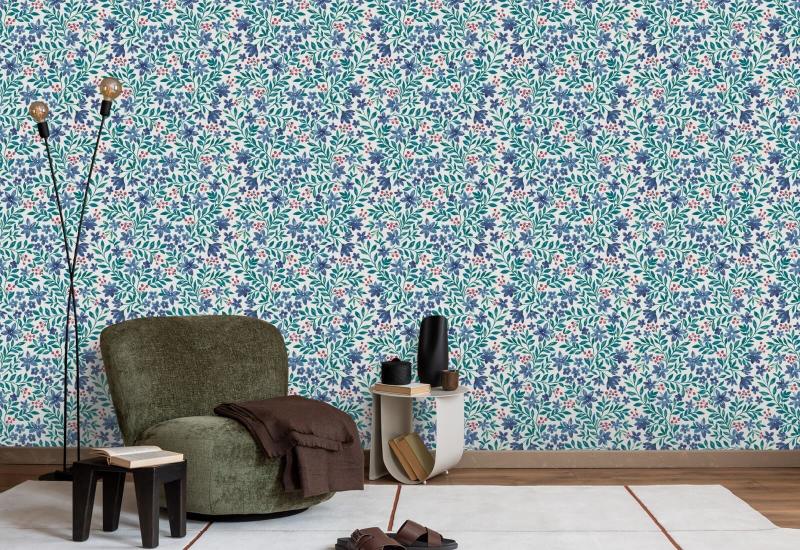 O jardim floresce a paz Papel de parede botânico