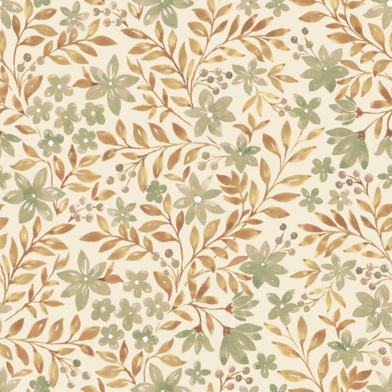 Le jardin fleurit en automne Papier peint Nature