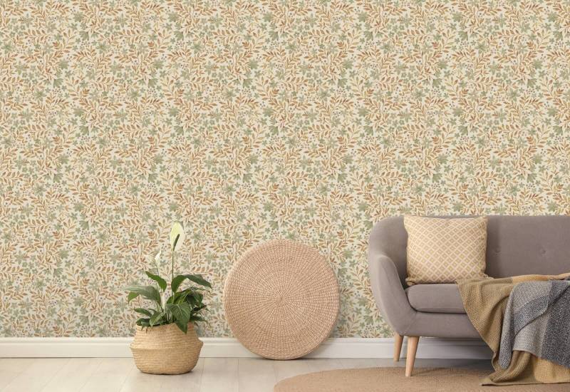 Have blomstrer efterår Natur tapet