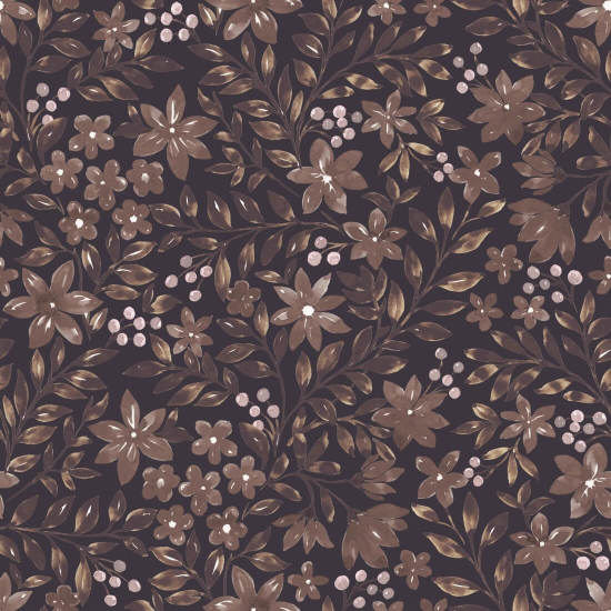 Fleurs de jardin vintage Papier peint floral