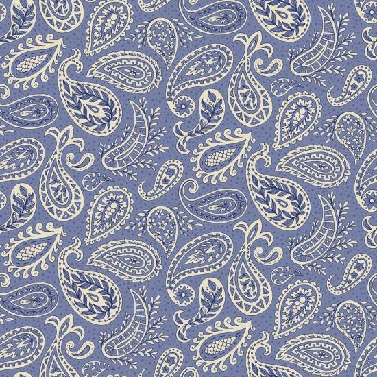 Paisley Scatter Purple Paisley Wallpaper