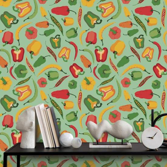 Pepper Scatter II Kitchen Wallpaper