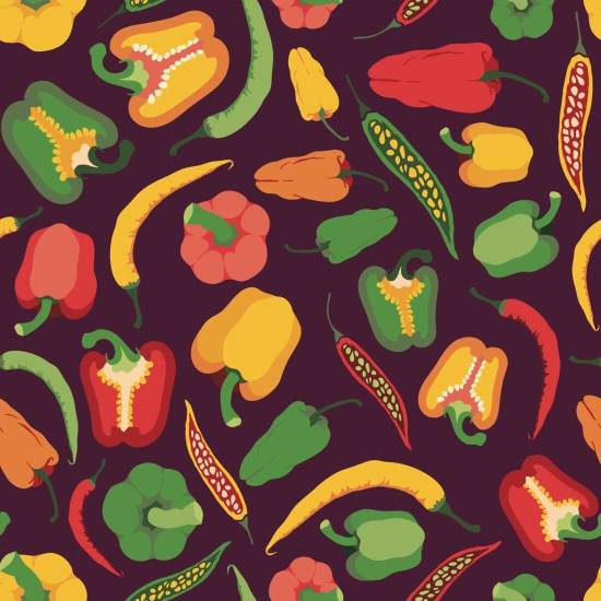 Pepper Scatter III Kitchen Wallpaper