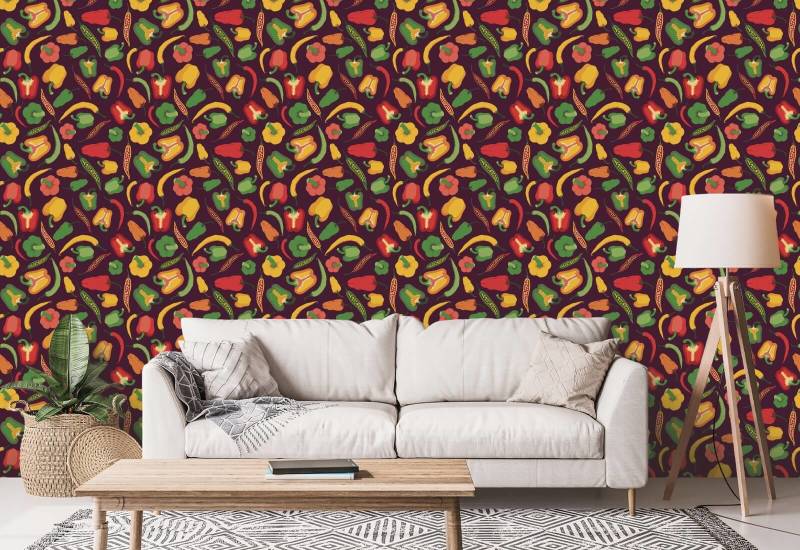 Pepper Scatter III Kitchen Wallpaper