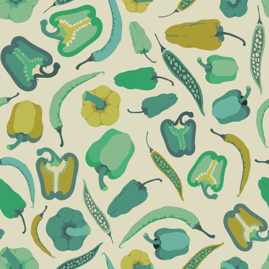 Pepper Scatter IV Papier peint de cuisine