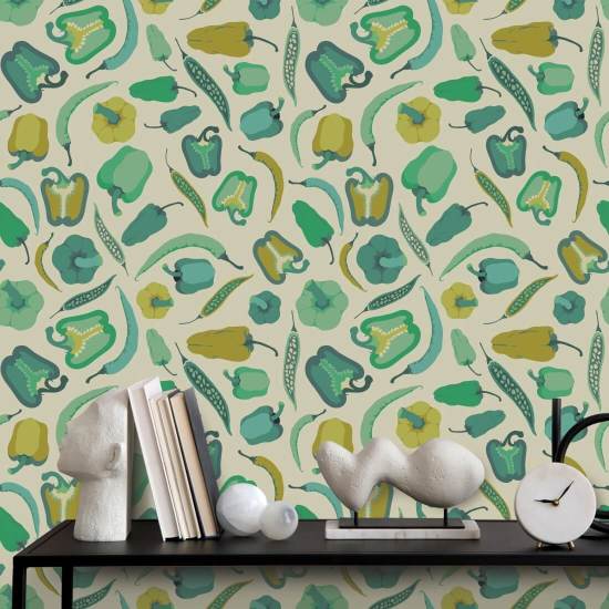 Pepper Scatter IV Kitchen Wallpaper