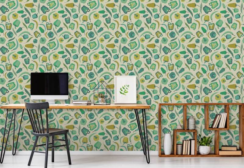 Pepper Scatter IV Kitchen Wallpaper