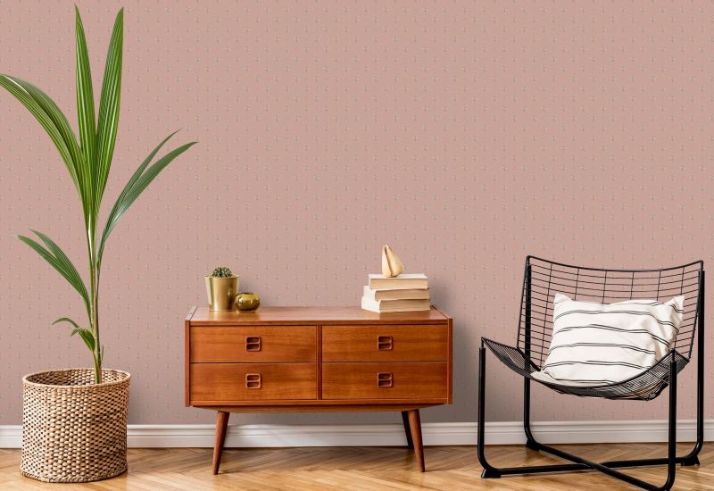 Snowdrop Pink Klassisk tapet