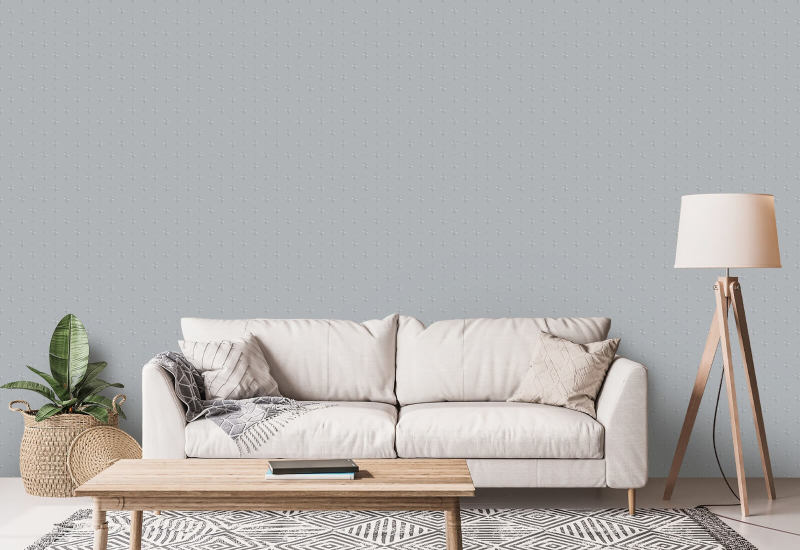 Snowdrop Grey Vintage Wallpaper