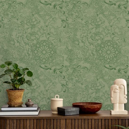Opulence Olive Grove Classic Wallpaper