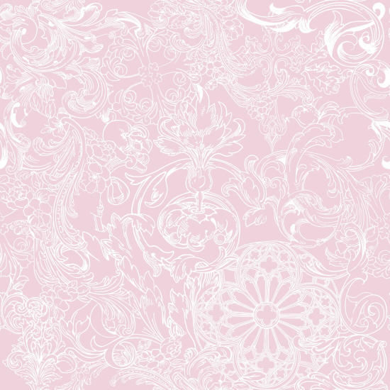 Opulence Pale Peony Vintage Pink Wallpaper
