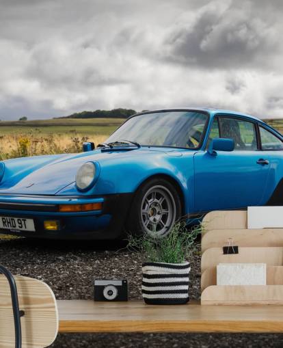 customisable car wall mural called Blue Porsche Carrera for home offices, man caves and bedrooms customisable car wall mural called Blue Porsche Carrera for home offices, man caves and bedrooms