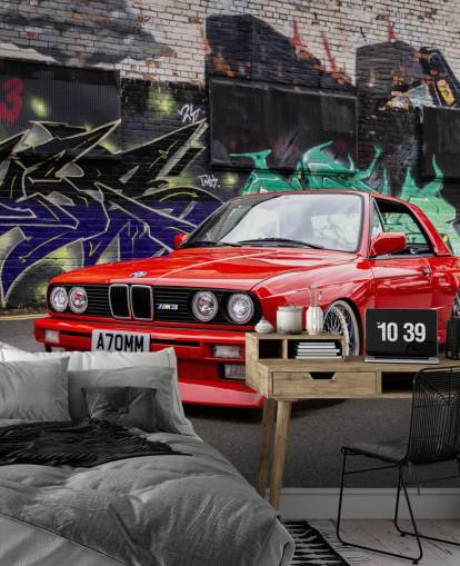 customisable bmw wall mural called BMW M3 Urban Graffiti by Anthony Bryant customisable bmw wall mural called BMW M3 Urban Graffiti by Anthony Bryant