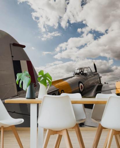 murale personalizzabile con spitfire chiamato Classic Military Plane di Anthony Bryant murale personalizzabile con spitfire chiamato Classic Military Plane di Anthony Bryant