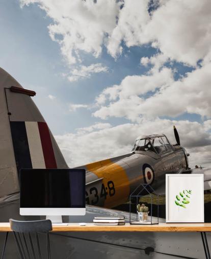 anpassbares Spitfire-Wandbild namens Classic Military Plane von Anthony Bryant anpassbares Spitfire-Wandbild namens Classic Military Plane von Anthony Bryant