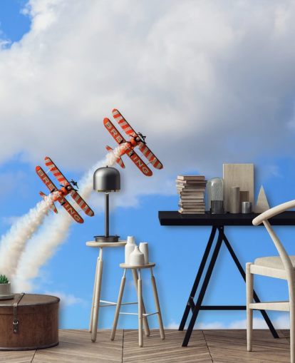 fresque murale personnalisable sur des avions acrobatiques appelée Wing Walkers par Anthony Bryant fresque murale personnalisable sur des avions acrobatiques appelée Wing Walkers par Anthony Bryant