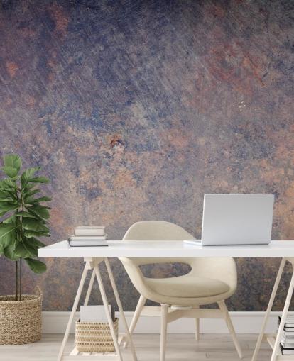 anpassningsbar metall tapetväggmålning kallad Metallic Velvet för sovrum, vardagsrum och kök