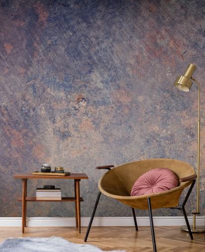 anpassningsbar metall tapetväggmålning kallad Metallic Velvet för sovrum, vardagsrum och kök